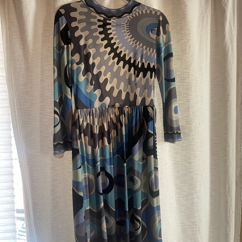 Emilio Pucci Geometric Print Dress